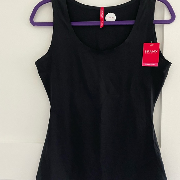 NWT Size Large Spanx tank undershirt. One black and one nude. - Picture 2 of 3